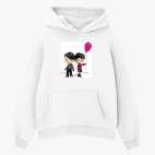 Толстовка худи оверсайз