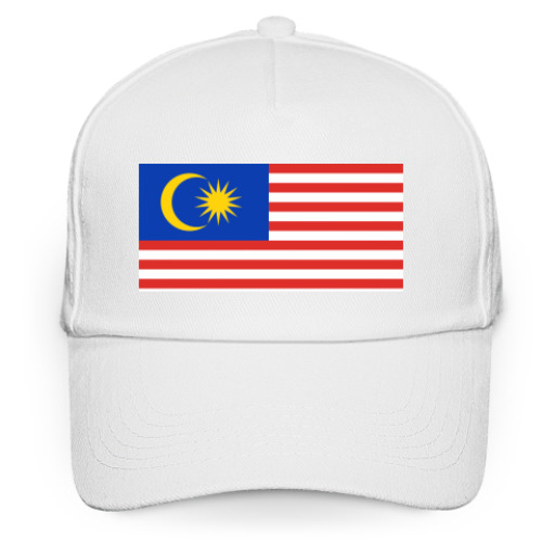 Кепка бейсболка с принтом  Флаг Малайзия
