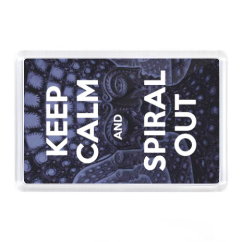 Магнит с принтом Spiral out