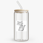 Банка с бамбуковой крышкой