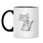 Кружка двухцветная