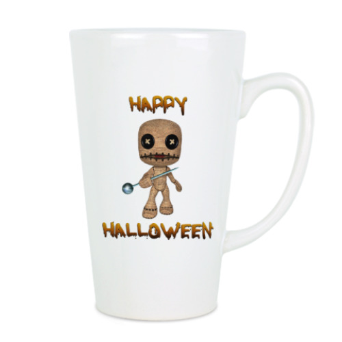 Чашка Латте с принтом Хеллоуин