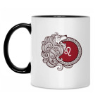 Кружка двухцветная