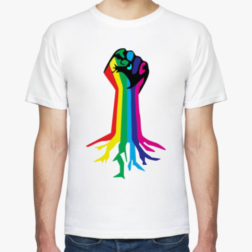 Футболка с принтом сила