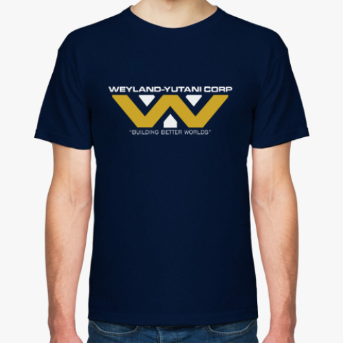 Футболка с принтом Weyland-Yutani