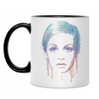 Кружка двухцветная