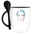 Кружка с ложкой