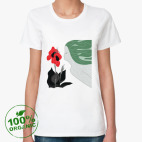 Женская футболка органик