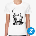 Женская спортивная футболка