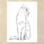 задумчивая кошка