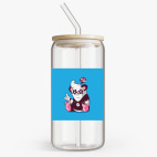 Банка с бамбуковой крышкой