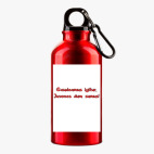 Металлическая бутылка 400 мл UV-DTF