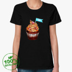 Женская футболка органик