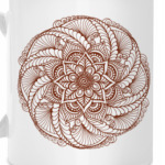 Нежный цветок-мандала  мехенди