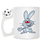 Кружка с футбольным мячиком