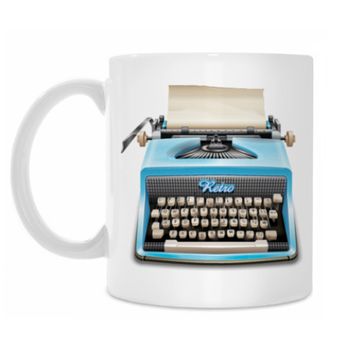 Кружка с принтом Печатная Машинка