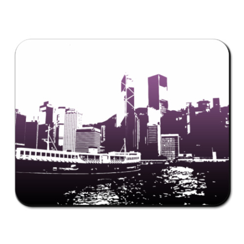 Коврик для мыши с принтом Город