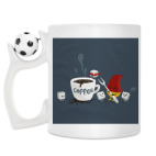 Кружка с футбольным мячиком