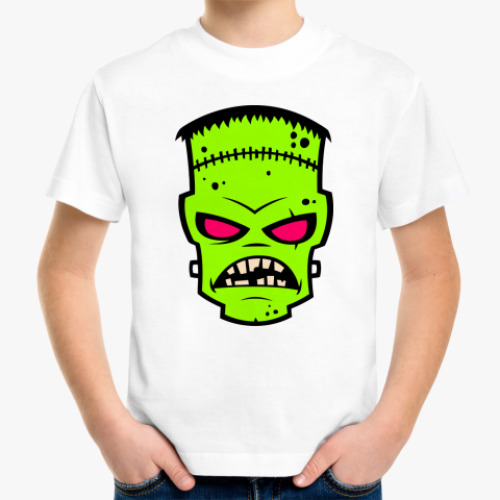 Детская футболка с принтом Зомби