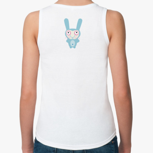 Женская майка с принтом ЗайЧИКА