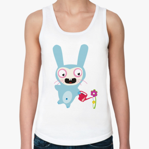 Женская майка с принтом ЗайЧИКА