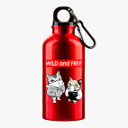 Металлическая бутылка 400 мл UV-DTF