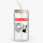 Банка с бамбуковой крышкой