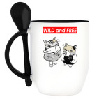 Кружка с ложкой