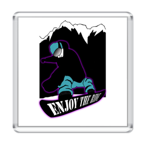 Магнит с принтом Boarder