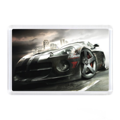 Магнит с принтом Grid