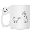 Кружка с футбольным мячиком