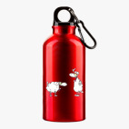 Металлическая бутылка 400 мл UV-DTF