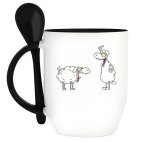 Кружка с ложкой