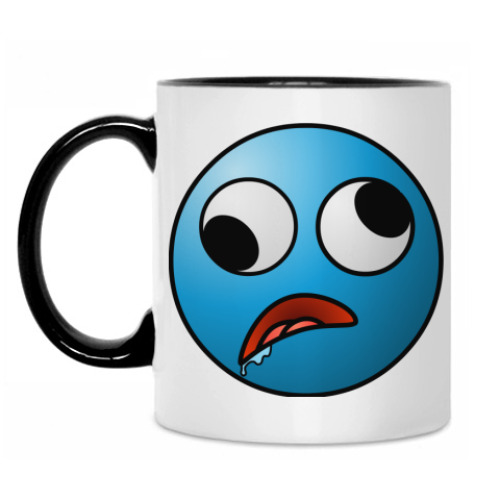 Кружка с принтом Поплохело