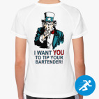 Женская спортивная футболка