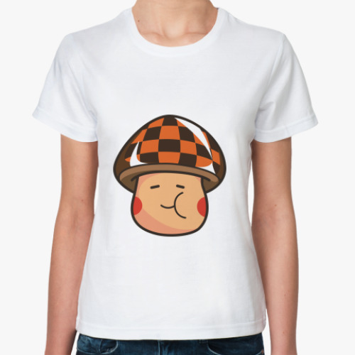 Классическая футболка  Mushroom eat
