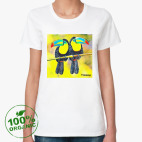 Женская футболка органик