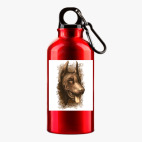 Металлическая бутылка 400 мл UV-DTF