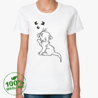Женская футболка органик