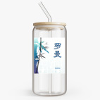 Банка с бамбуковой крышкой