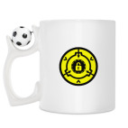 Кружка с футбольным мячиком