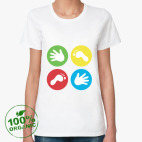 Женская футболка органик