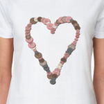 Сердце из пуговиц