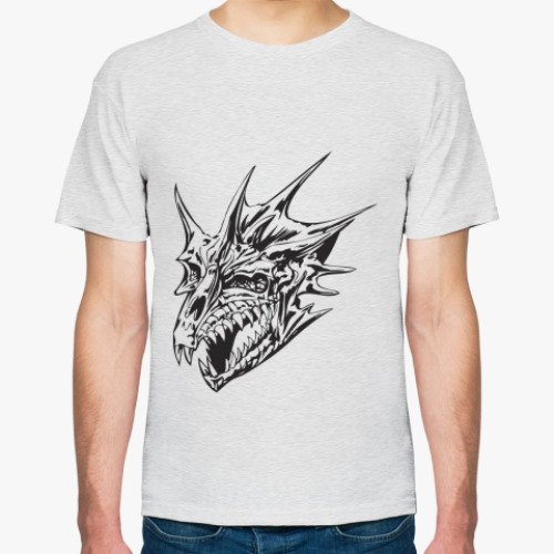 Футболка с принтом Голова дракона