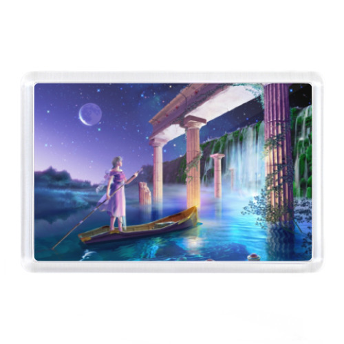 Магнит с принтом Олимп