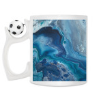 Кружка с футбольным мячиком