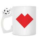 Кружка с футбольным мячиком