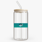 Банка с бамбуковой крышкой