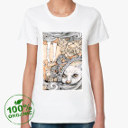 Женская футболка органик