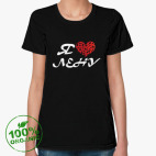 Женская футболка органик